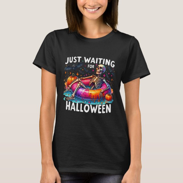 Camiseta Só Esperando O Halloween 1 (Frente)