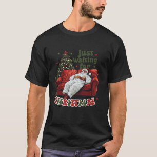 Camiseta Só Esperando Pelo Natal Xmas Trump Sant