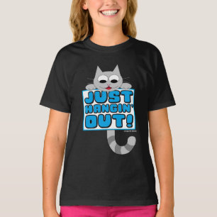 Camiseta SÓ ESQUEÇANDO! Gato de Cartoon Bonito
