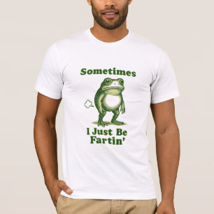 Camiseta Só Estar Peidando – Sapo Engraçado Vintage