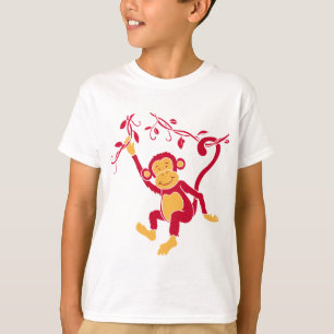 Camiseta Só estou a aguentar um taco gráfico de macaco ve
