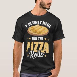 Camiseta Só estou aqui para a Comida rápida dos pinos de pi