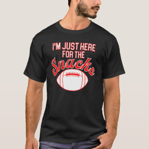 Camiseta Só estou aqui para a fantasia de futebol de salgad