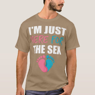 Camiseta Só estou aqui para a revista de gênero.