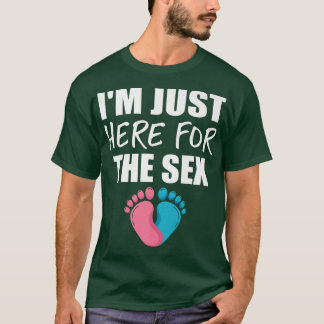 Camiseta Só estou aqui para a revista de sexo infantil.