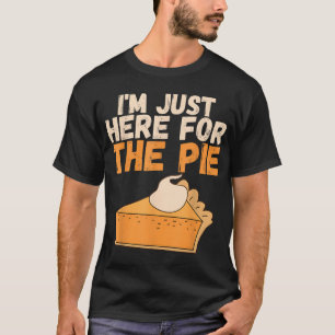 Camiseta Só estou aqui para a torta de Natal Engraçado