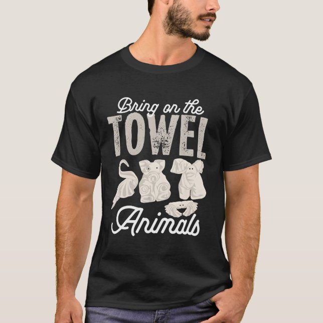 Camiseta Só Estou Aqui Para As Citações Dos Animais Da Toal (Frente)