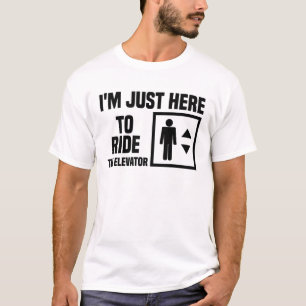 Camiseta Só estou aqui para fazer uma citação engraçada do