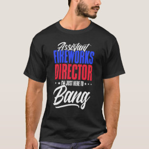 Camiseta Só estou aqui para nos bater no Patriótico 4 de ju