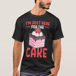 Camiseta Só estou aqui para o Decorador de Bolo Doce