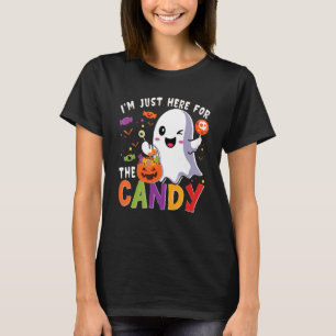 Camiseta Só estou aqui para o Fantasma do Fantasma das Cand