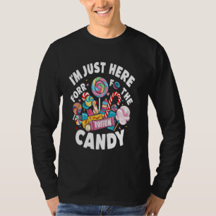 Camiseta Só estou aqui para o fôlego do doce doce.