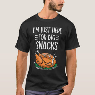Camiseta Só estou aqui para o futebol de fantasia
