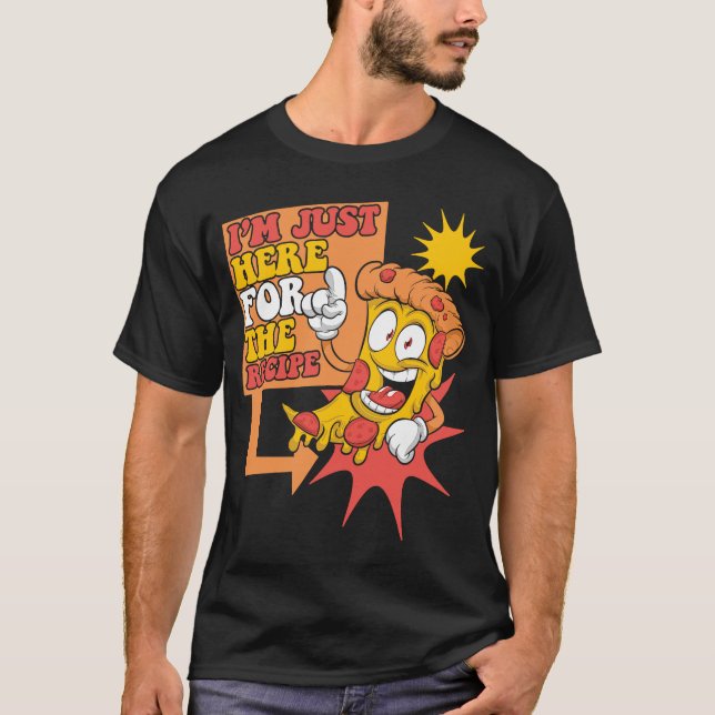 Camiseta Só estou aqui para o padeiro do Chef Pizzeria P (Frente)