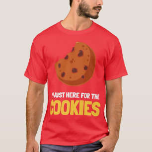 Camiseta Só estou aqui para os biscoitos, pijamas.