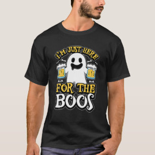 Camiseta Só estou aqui para os Boos - Ghost Booze - Hallow