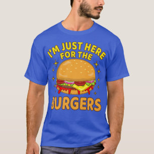 Camiseta Só estou aqui para os "Cheeseburger Hamburg"
