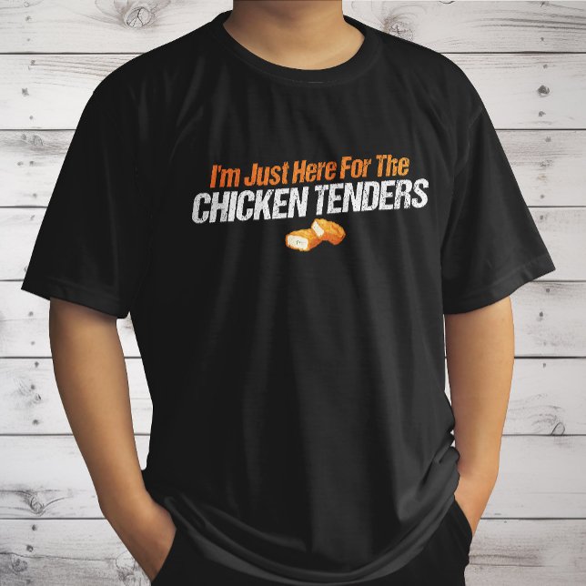 Camiseta Só estou aqui para os Chicken... (Criador carregado)