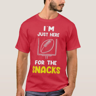 Camiseta Só estou aqui para os salgadinhos.