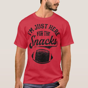 Camiseta Só estou aqui para os salgadinhos.