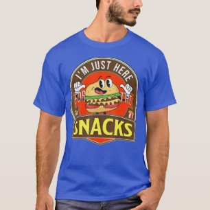 Camiseta Só estou aqui para os salgadinhos.