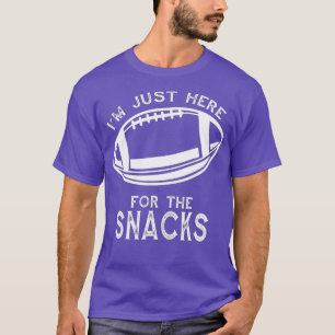 Camiseta Só estou aqui para os salgadinhos.
