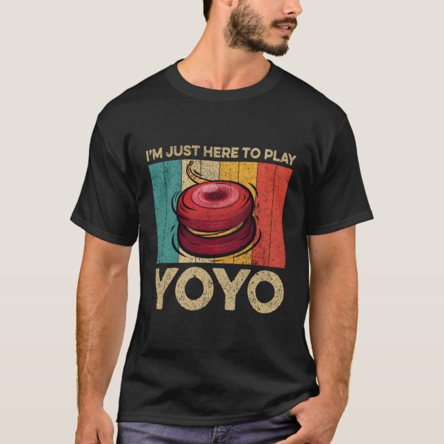 Camiseta Só Estou Aqui Para Tocar Yoyo Yoyo (Frente)