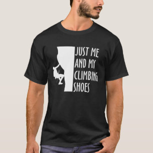 Camiseta Só Eu E Os Meus Calçados Subindo O Climbi Do Espor