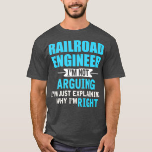 Camiseta Só explicando porque estou certo, ferrovia Engra