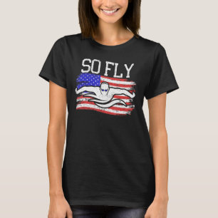 Camiseta So Fly USA Natação Equipe Esportiva Atleta dos EUA