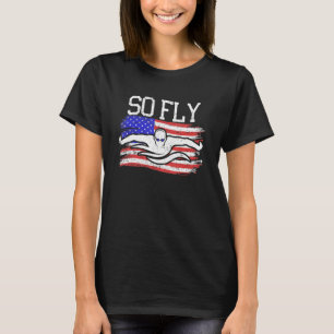 Camiseta So Fly USA Natação Equipe Esportiva Atleta dos EUA