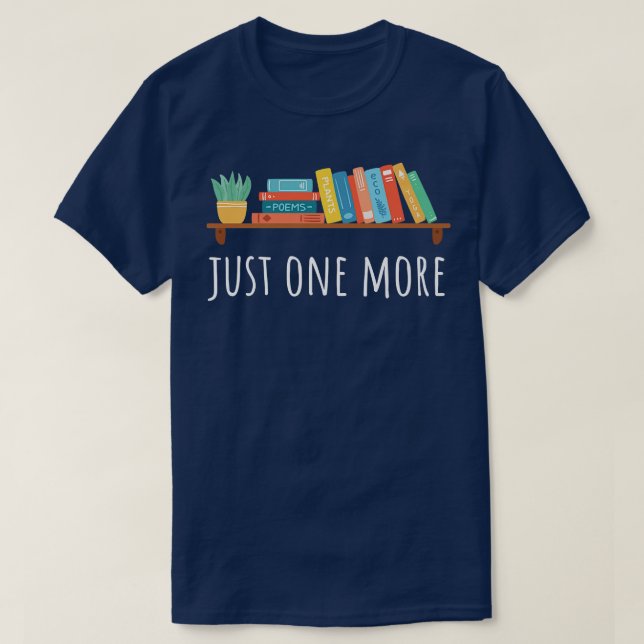 Camiseta Só mais um amante de Livros e Plantas (Frente do Design)