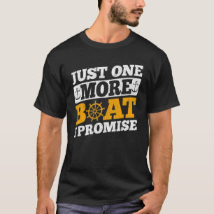 Camiseta Só Mais Um Barco Que Prometo Que O Barco De Moto