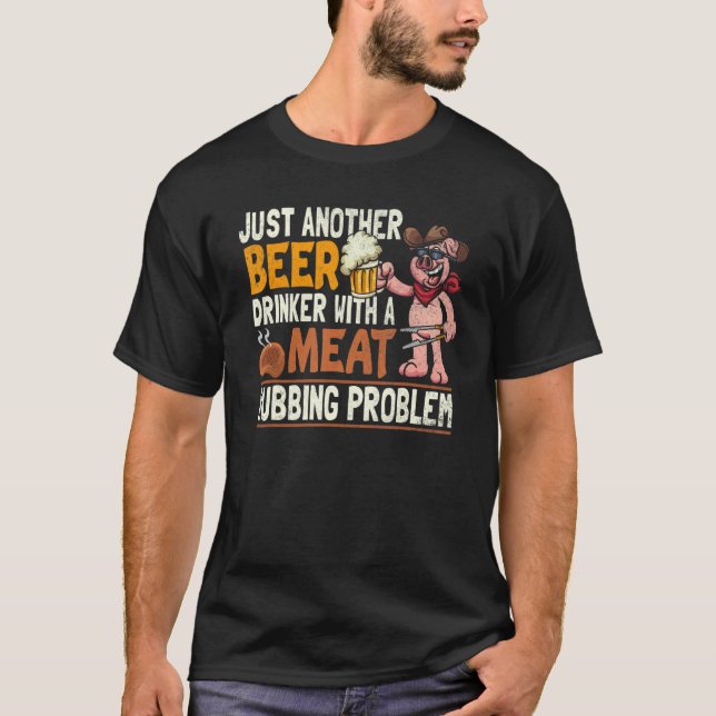 Camiseta Só Mais Um Bebê Com Uma Barragem De Carne (Frente)