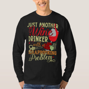 Camiseta Só Mais Um Bebê De Vinho Com Uma Barraca De Bolsa
