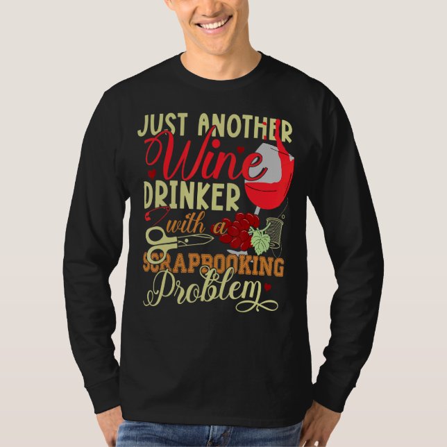 Camiseta Só Mais Um Bebê De Vinho Com Uma Barraca De Bolsa (Frente)
