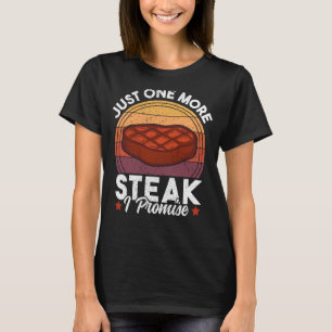 Camiseta Só Mais Um Bife Eu Prometo Um Bife Do Sol.