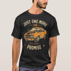 Camiseta Só Mais Um Carro Eu Prometo Piada Mecânica Engraça