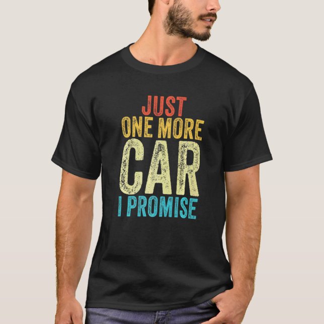 Camiseta Só Mais Um Carro Que Eu Prometo Que Gear Cabeça En (Frente)