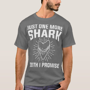 Camiseta Só Mais Um Dente De Tubarão Que Prometo Fóssil Bio