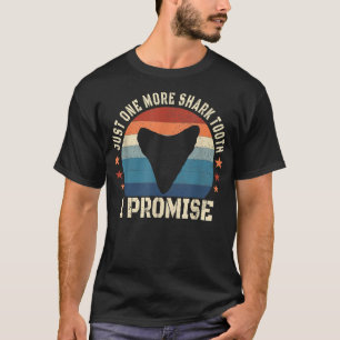 Camiseta Só Mais Um Dente De Tubarão Que Prometo Fóssil Fom