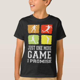 Camiseta Só Mais Um Jogo Eu Prometo Futebol Jogador de Fute
