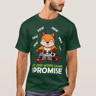 Camiseta Só Mais Um Jogo Eu Prometo Video Game Gamer Para v