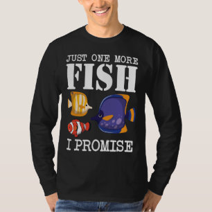 Camiseta Só Mais Um Peixe Que Prometo Aquário De Água Salga
