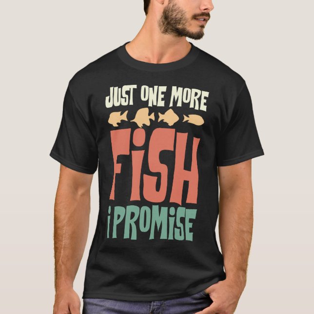 Camiseta Só Mais Um Peixe Que Prometo Conservar Aquário (Frente)