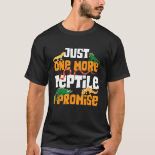 Camiseta Só Mais Um Réptil Que Prometo A Lizard Gecko