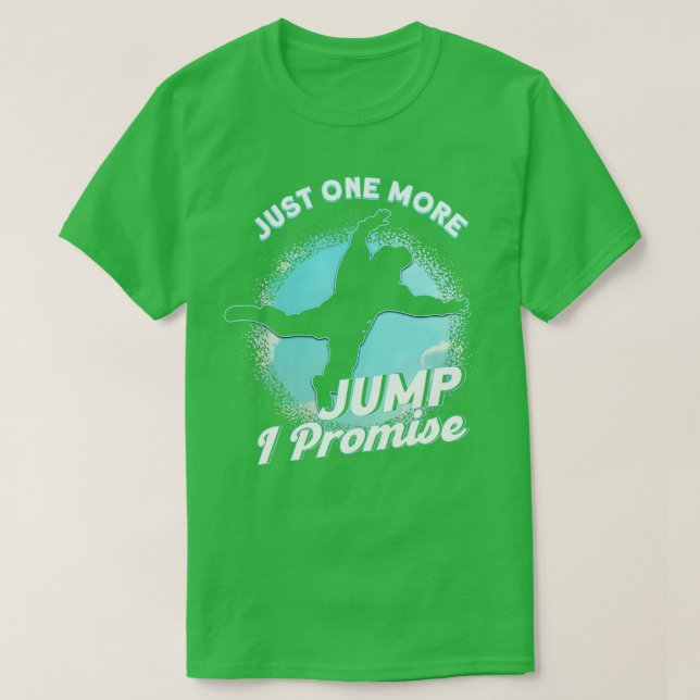 Camiseta Só Mais Um Salto Eu Prometo Paraquedismo De Paraqu (Frente do Design)