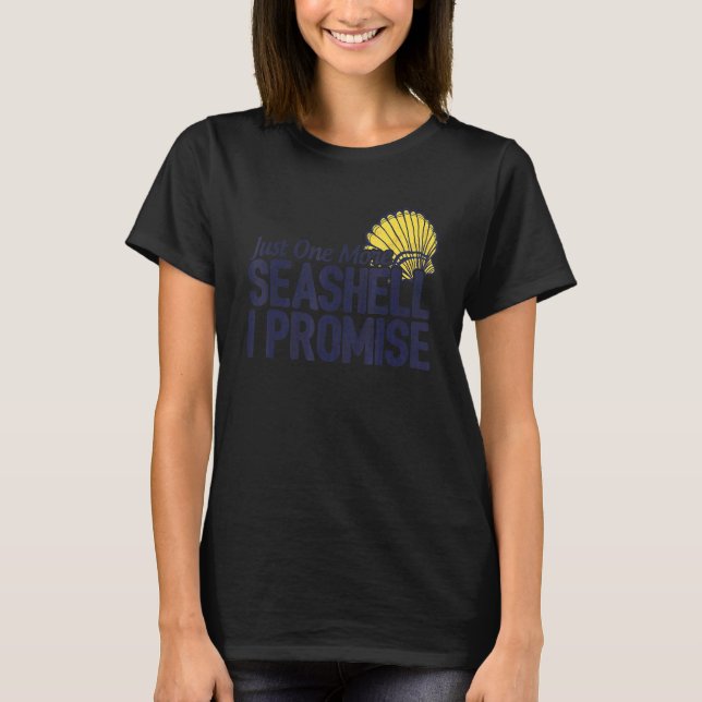 Camiseta Só Mais Um Sashell Prometo Que Scuba Diver Divin (Frente)