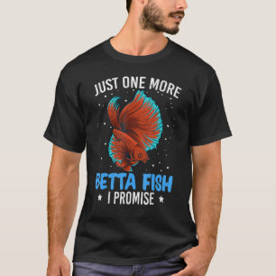 Camiseta Só Mais Uma Betta Fish Fischholding Aquarium Gra