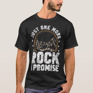 Camiseta Só Mais Uma Pedra Eu Prometo Coletor de Geodos